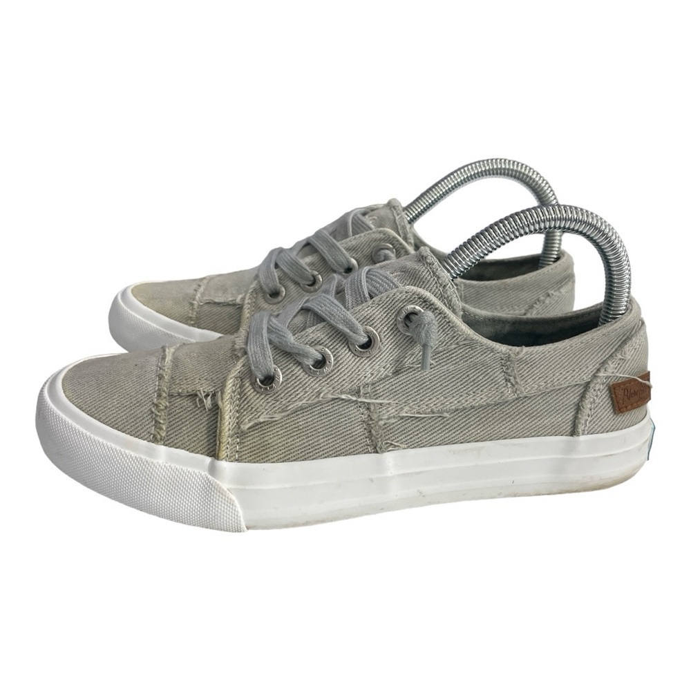 Blowfish Malibu White/Grey Sneakers size 7.5